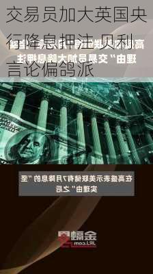 交易员加大英国央行降息押注 贝利言论偏鸽派