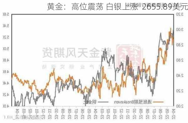 黄金：高位震荡 白银上涨  2655.89美元