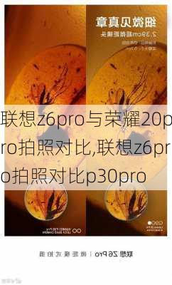 联想z6pro与荣耀20pro拍照对比,联想z6pro拍照对比p30pro