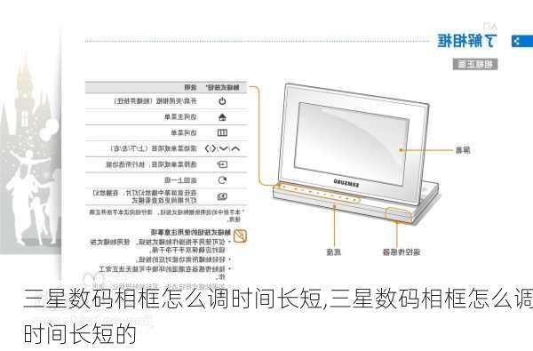 三星数码相框怎么调时间长短,三星数码相框怎么调时间长短的