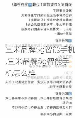 宜米品牌5g智能手机,宜米品牌5g智能手机怎么样