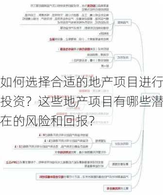 如何选择合适的地产项目进行投资？这些地产项目有哪些潜在的风险和回报？