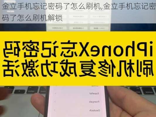 金立手机忘记密码了怎么刷机,金立手机忘记密码了怎么刷机解锁