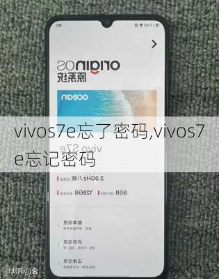 vivos7e忘了密码,vivos7e忘记密码