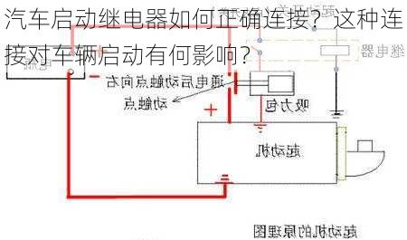 汽车启动继电器如何正确连接？这种连接对车辆启动有何影响？