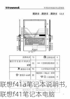 联想f41a笔记本说明书,联想f41笔记本电脑