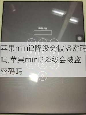 苹果mini2降级会被盗密码吗,苹果mini2降级会被盗密码吗