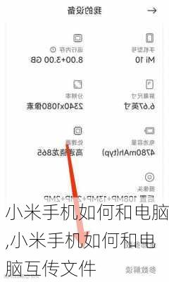 小米手机如何和电脑,小米手机如何和电脑互传文件