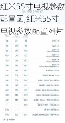 红米55寸电视参数配置图,红米55寸电视参数配置图片