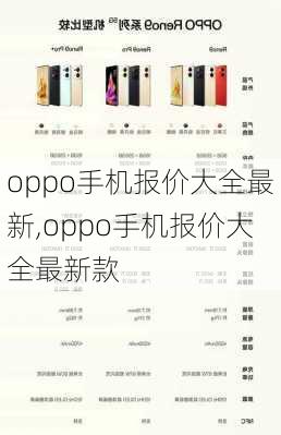 oppo手机报价大全最新,oppo手机报价大全最新款