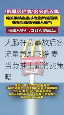 大肠杆菌事故后客流量急剧下降 麦当劳推出新消费策略