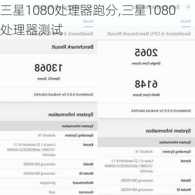 三星1080处理器跑分,三星1080处理器测试