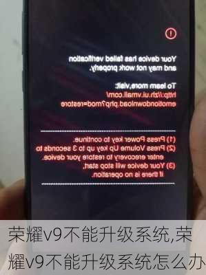 荣耀v9不能升级系统,荣耀v9不能升级系统怎么办