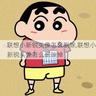 联想小新锐头像怎么删除,联想小新锐头像怎么删除掉