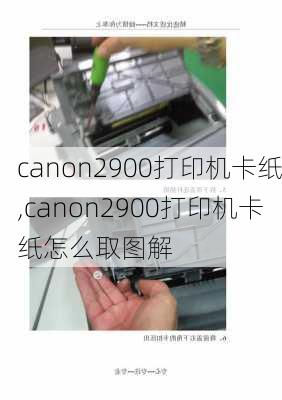 canon2900打印机卡纸,canon2900打印机卡纸怎么取图解