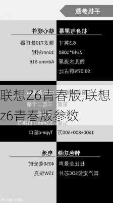 联想Z6青春版,联想z6青春版参数