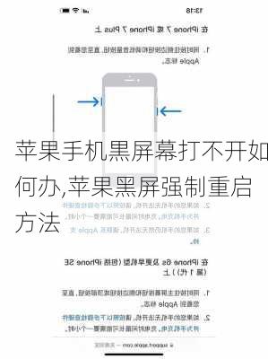 苹果手机黒屏幕打不开如何办,苹果黑屏强制重启方法