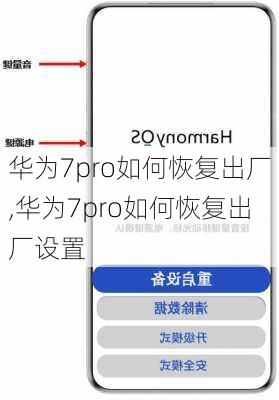 华为7pro如何恢复出厂,华为7pro如何恢复出厂设置