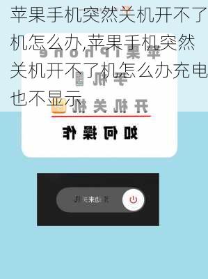 苹果手机突然关机开不了机怎么办,苹果手机突然关机开不了机怎么办充电也不显示