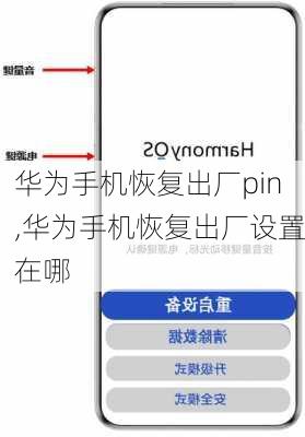 华为手机恢复出厂pin,华为手机恢复出厂设置在哪