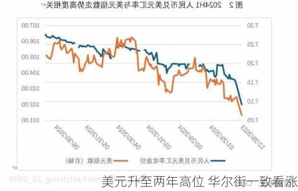 美元升至两年高位 华尔街一致看涨