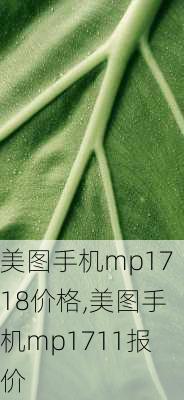 美图手机mp1718价格,美图手机mp1711报价