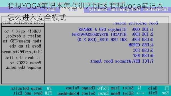 联想YOGA笔记本怎么进入bios,联想yoga笔记本怎么进入安全模式