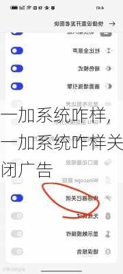 一加系统咋样,一加系统咋样关闭广告