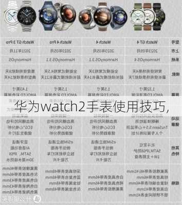 华为watch2手表使用技巧,