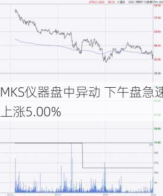 MKS仪器盘中异动 下午盘急速上涨5.00%