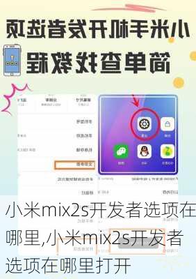 小米mix2s开发者选项在哪里,小米mix2s开发者选项在哪里打开