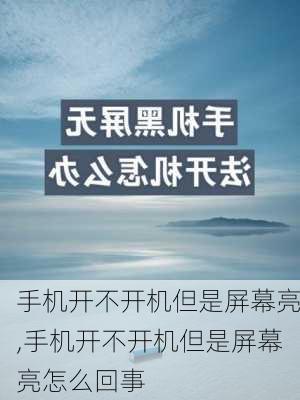 手机开不开机但是屏幕亮,手机开不开机但是屏幕亮怎么回事