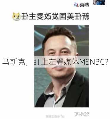 马斯克，盯上左翼媒体MSNBC？