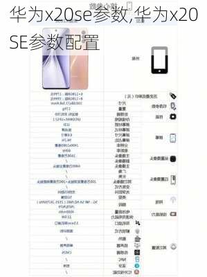 华为x20se参数,华为x20SE参数配置