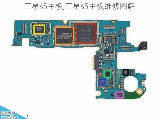 三星s5主板,三星s5主板维修图解